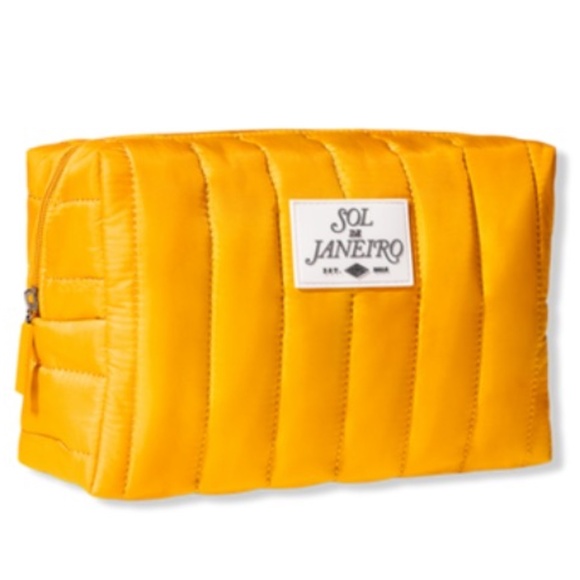Sol de Janeiro puffy cosmetics pouch NEW - Picture 1 of 3